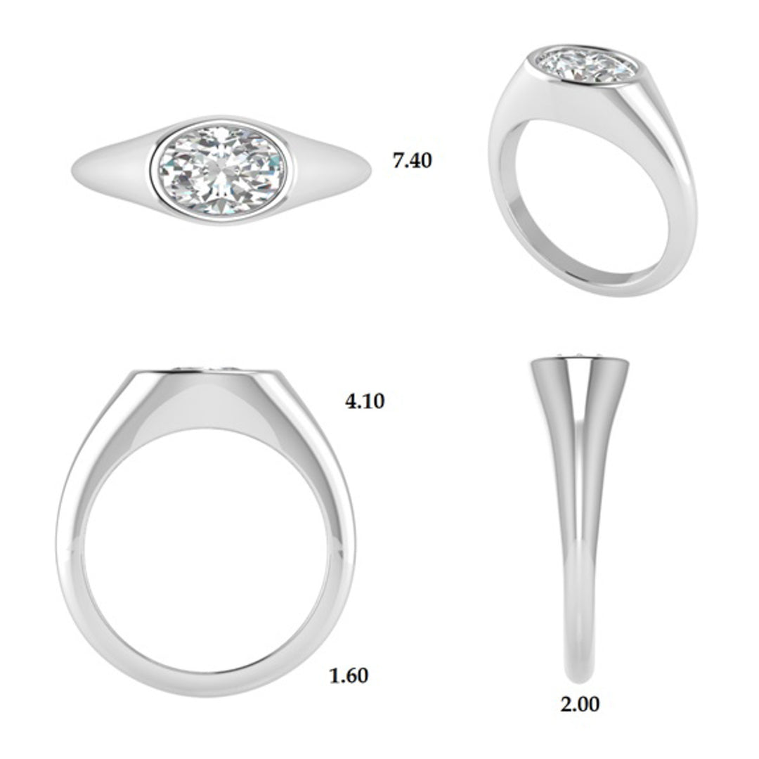 Bespoke Engagement ring CAD